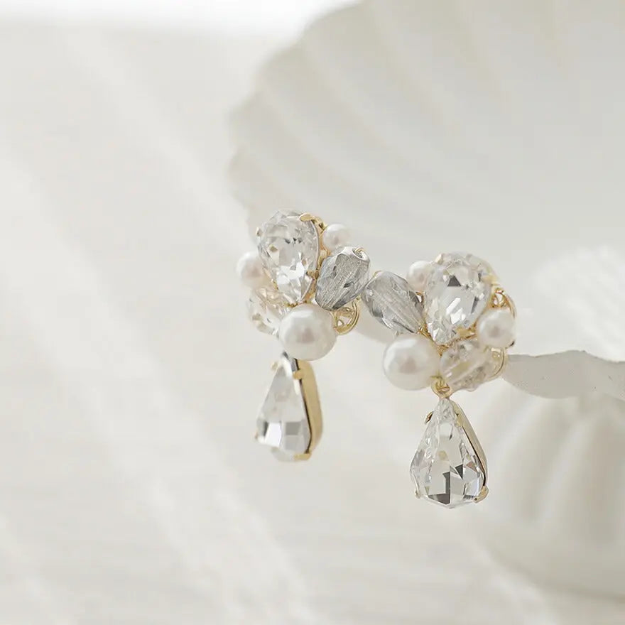 ヘアアクセサリー結婚式パールUピンアクセサリーヘアアクセサリーゲストパーティーヘアアクセゴールドお呼ばれ二次会