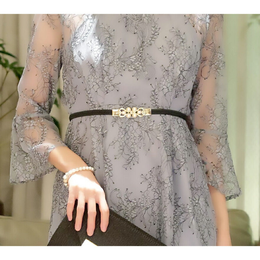 結婚式ネックレスお呼ばれアクセサリーセット可能パーティーパールパールネックレス3WAY