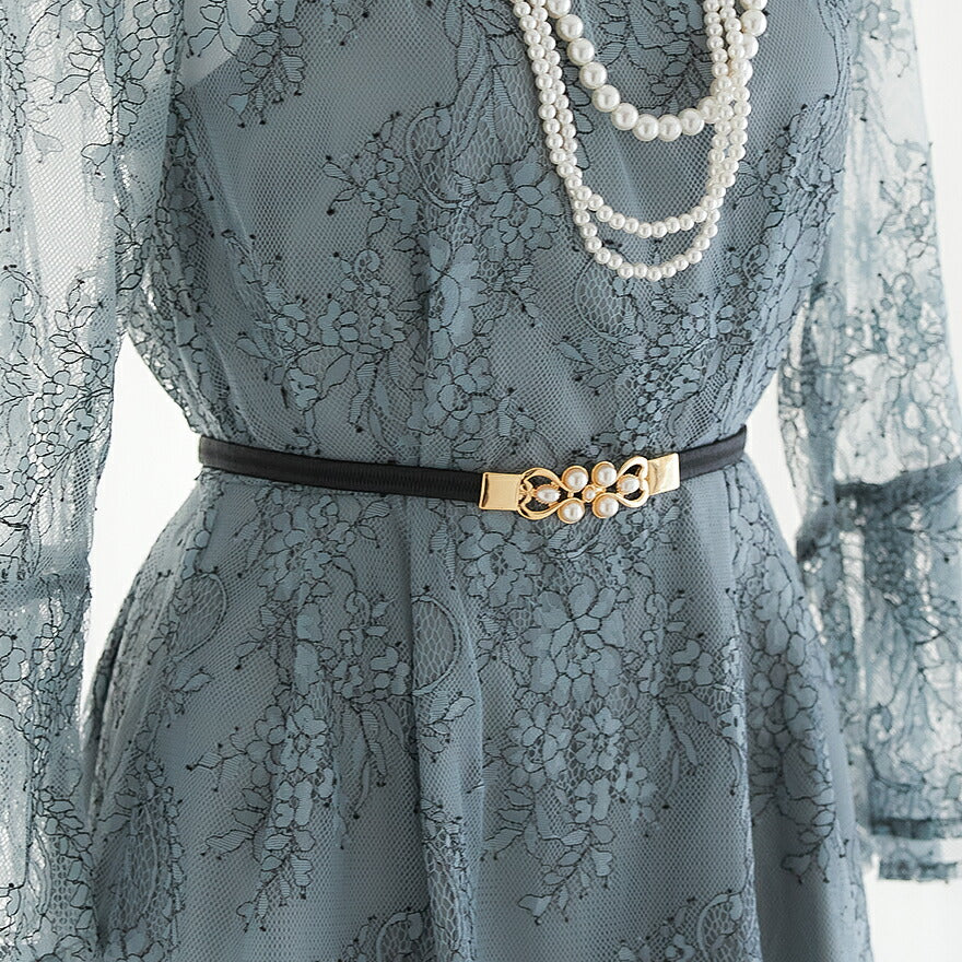 結婚式ネックレスお呼ばれアクセサリーセット可能パーティーパールパールネックレス3WAY