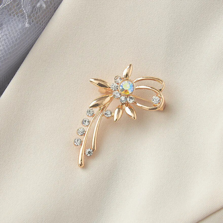 ブローチパールセレモニー結婚式上品入園式卒園式入学式卒業式パーティー披露宴ゴールドシンプル