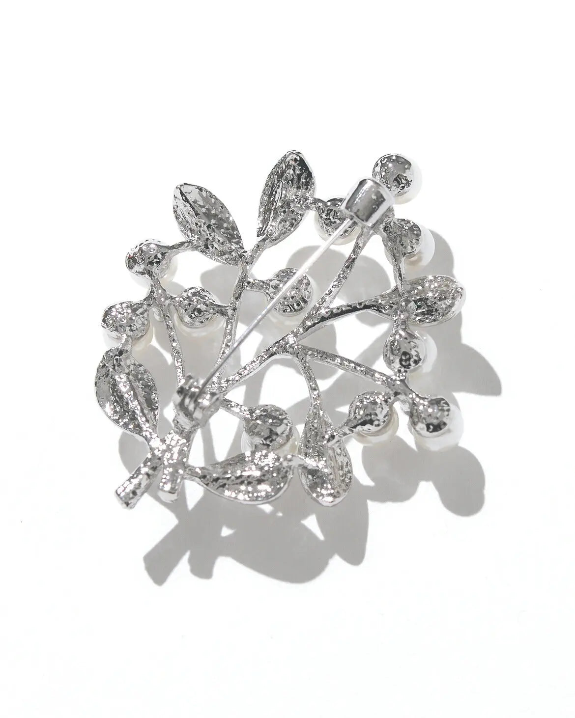 ブローチパールセレモニー結婚式上品入園式卒園式入学式卒業式パーティー披露宴シルバーシンプル