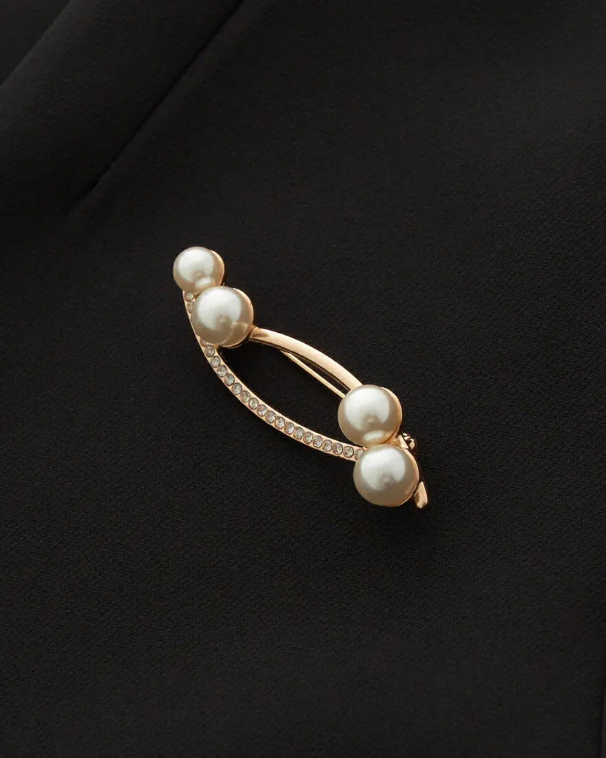 【30%OFFクーポンで1463円】ブローチパールレディースジャケットセレモニー結婚式上品入園式卒園式入学式卒業式パーティー披露宴ゴールドシンプル