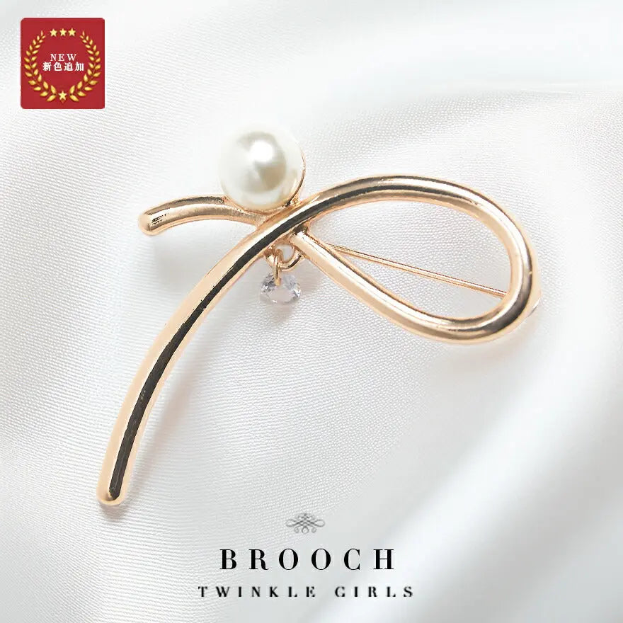 ブローチパールセレモニー結婚式上品入園式卒園式入学式卒業式パーティー披露宴シルバーシンプル