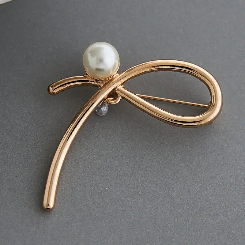 ブローチパールセレモニー結婚式上品入園式卒園式入学式卒業式パーティー披露宴シルバーシンプル