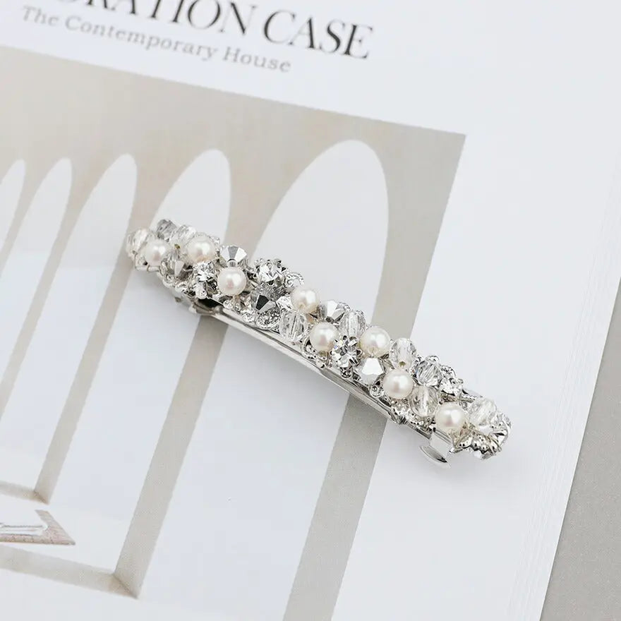 ヘアアクセサリーヘアクリップ  パール 結婚式 ウェディング アクセサリー ヘアアクセサリー ゲスト ヘアピン パーティー ヘアアクセ 浴衣 着物 和装 花嫁 髪飾り お呼ばれ 二次会 パーティードレス通販TwinkleGIrls