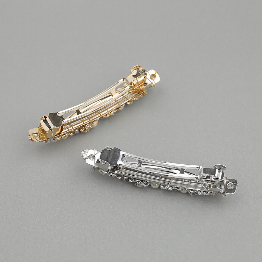 ヘアアクセサリー結婚式パールUピンアクセサリーヘアアクセサリーゲストパーティーヘアアクセゴールドお呼ばれ二次会