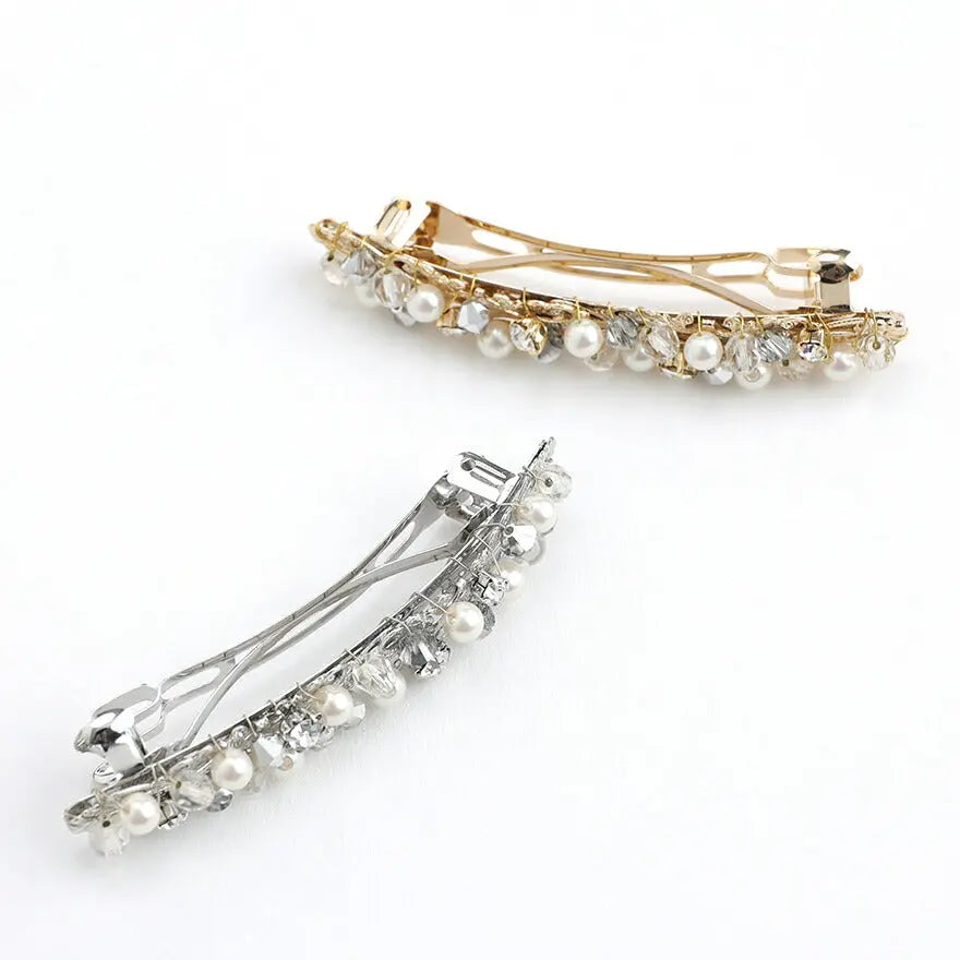 ヘアアクセサリーヘアクリップパール結婚式ウェディングアクセサリーヘアアクセサリーゲストヘアピンパーティーヘアアクセ浴衣着物和装花嫁髪飾りお呼ばれ二次会