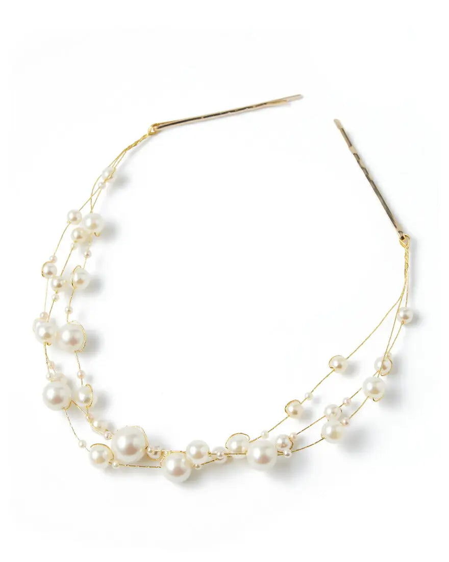 結婚式 ヘアアクセサリー パール ヘッドドレス ウェディング ヘアーアクセサリー お呼ばれ ゲスト ヘアピン パーティー ヘアアクセ 浴衣 着物 和装 花嫁 髪飾り 二次会 パーティードレス通販TwinkleGIrls