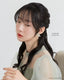 ヘアアクセサリー結婚式パールUピンアクセサリーヘアアクセサリーゲストパーティーヘアアクセゴールドお呼ばれ二次会