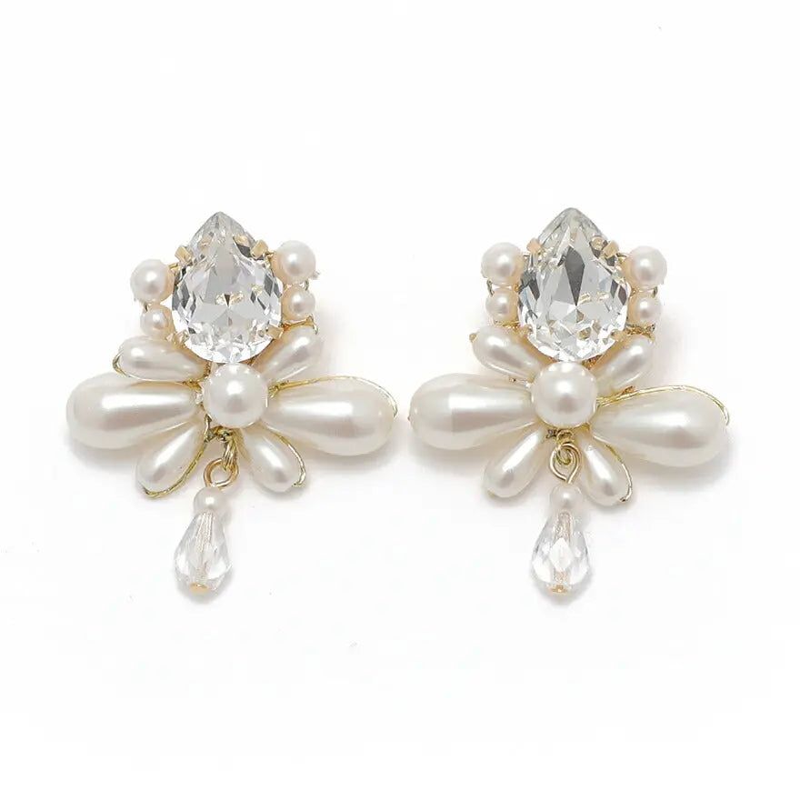 ヘアアクセサリー結婚式パールUピンアクセサリーヘアアクセサリーゲストパーティーヘアアクセゴールドお呼ばれ二次会