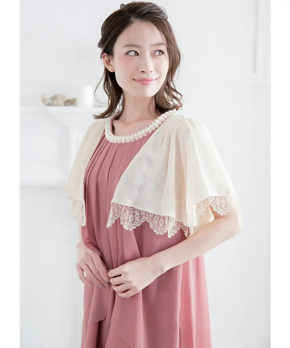 ボレロ 結婚式 半袖 フォーマル ボレロ ジャケット レース パーティー ボレロ 半袖 パーティーボレロ 大きいサイズ ボレロ 二次会 服装 羽織物 パーティードレス通販TwinkleGIrls