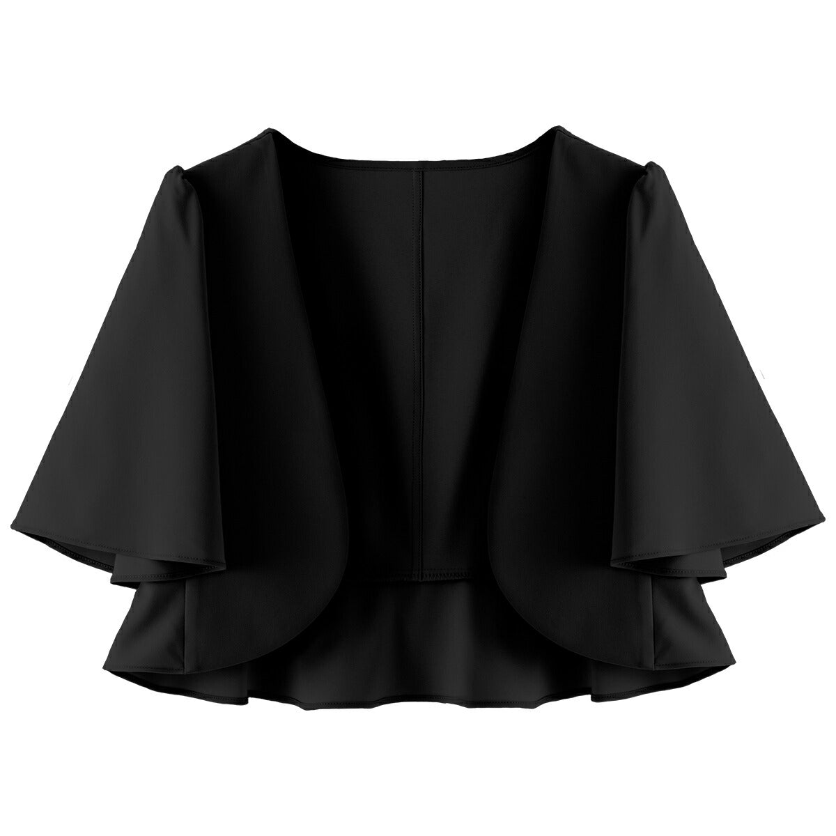 ボレロ ジャケット 結婚式 フォーマル ノーカラー 半袖 ウェディング パーティー お呼ばれ 服装 二次会 披露宴 パーティードレス通販TwinkleGIrls