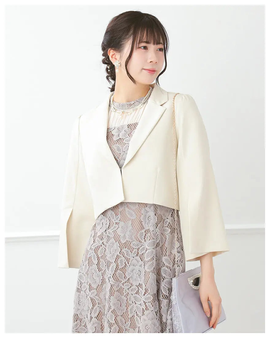 prit ⿻ リネン ショートジャケット 羽織り セレモニー 入学式 春 prit ⿻ リネン ショートジャケット 羽織り セレモニー 入学式 春