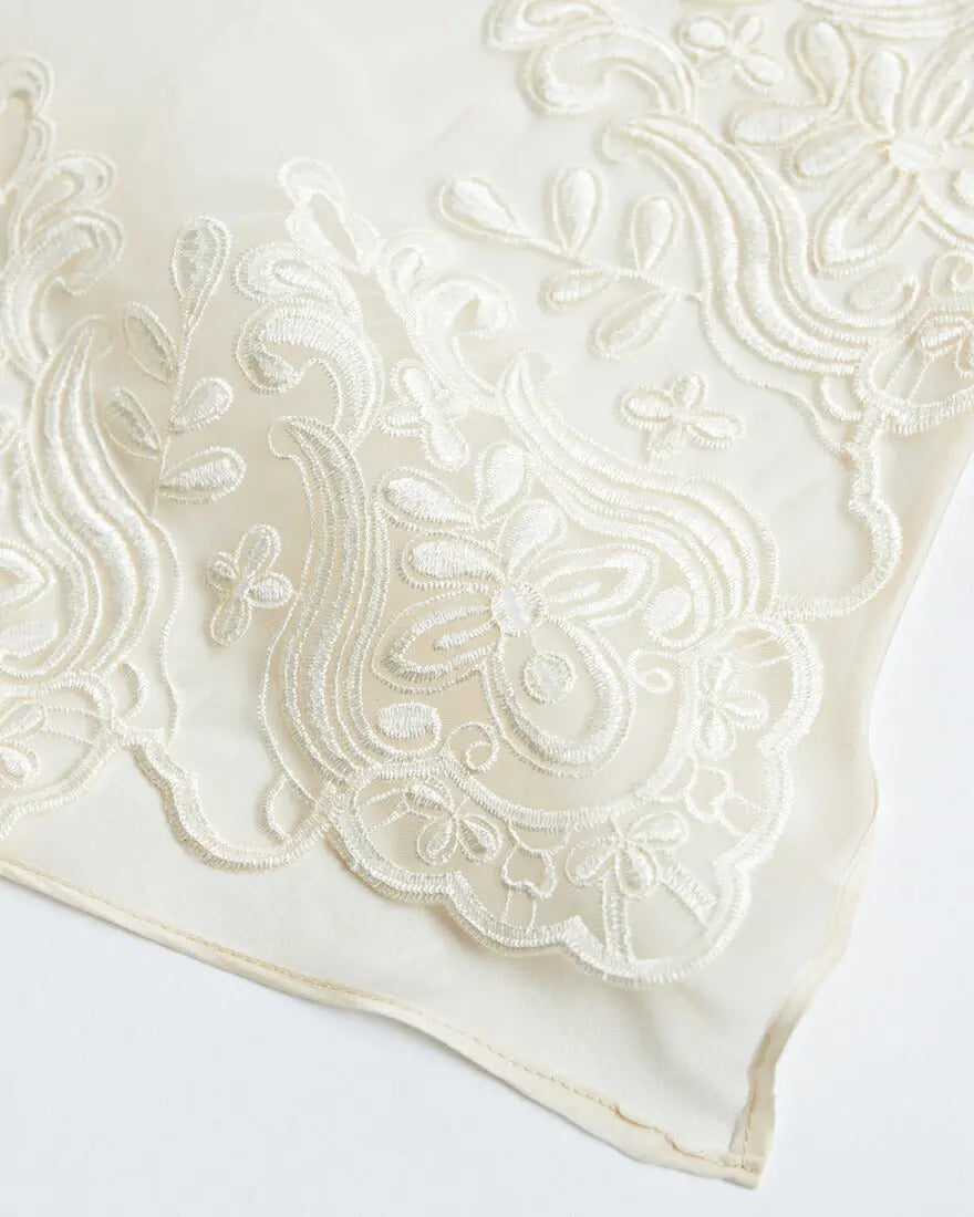 オーガンジーショール 結婚式 お呼ばれ用大判ボレロ フォーマル レース刺繍 羽織り ストール パーティー レディース グレー/ベージュ/ブラック パーティードレス通販TwinkleGIrls