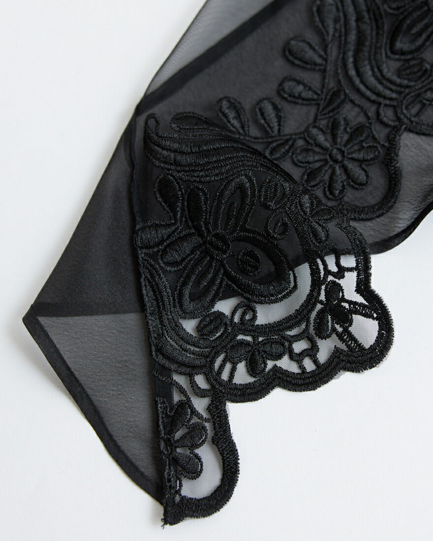 オーガンジーショール 結婚式 お呼ばれ用大判ボレロ フォーマル レース刺繍 羽織り ストール パーティー レディース グレー/ベージュ/ブラック パーティードレス通販TwinkleGirls