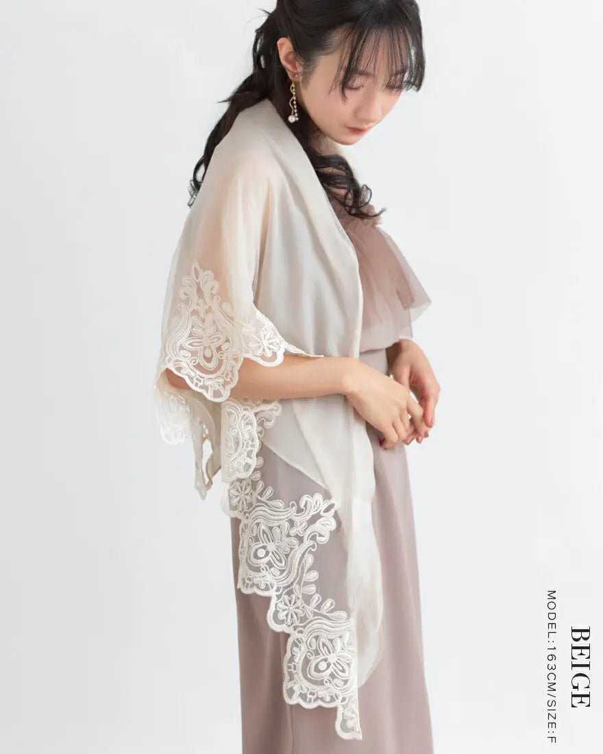 結婚式ボレロパーティーフォーマルジャケットレディース秋冬7分袖カットソーパーティ