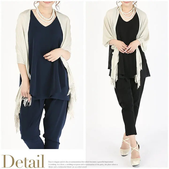 大きめショール安心★パール付きラメニットストール、ショール、ボレロ代わりにパーティードレス、パーティドレス、お呼ばれ結婚式披露宴、食事会、二次会、謝恩会などの服装に、リボン【お得イベント開催中】