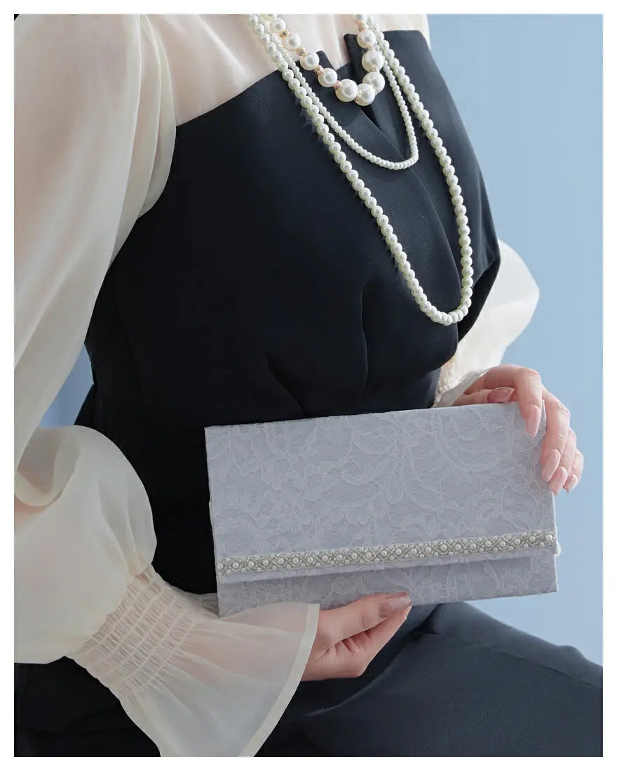 ふくさ 袱紗 結婚式 おしゃれ かわいい 金封入れ レース パール パーティー パーティードレス通販TwinkleGIrls