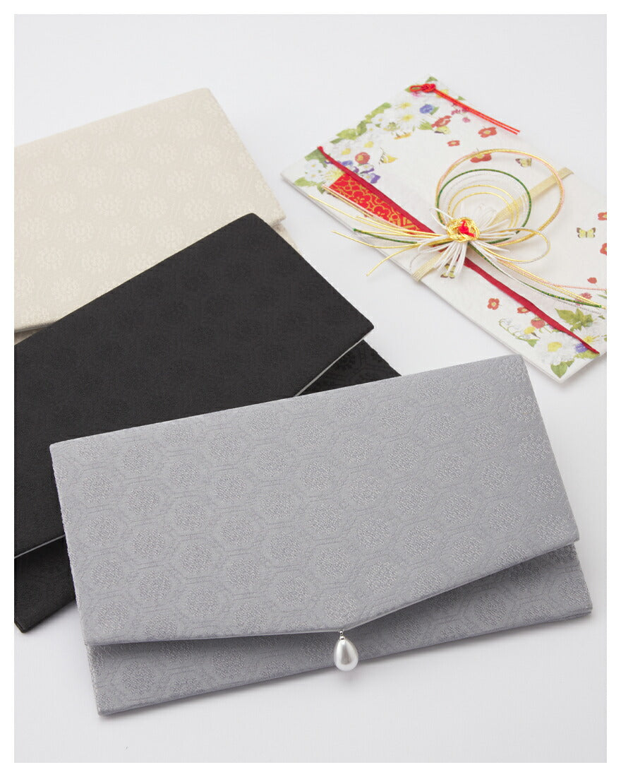 ふくさ袱紗結婚式おしゃれかわいい金封ふくさお呼ばれスマートジャガード全3色