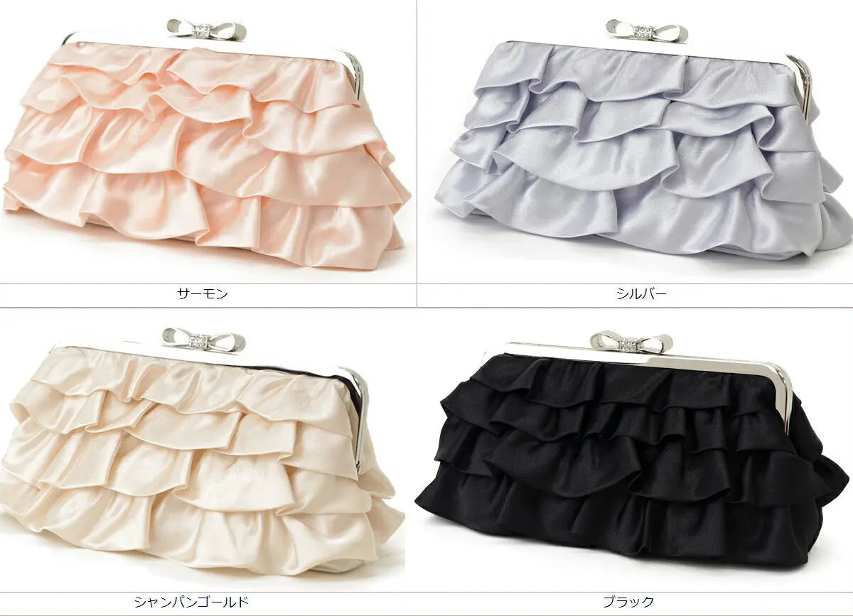結婚式,バッグ｜ラインストーン&ティアードパーティーバッグ★クラッチバック,バック,パーティーバック,お呼ばれ,服装,二次会,2次会,謝恩会,ゲストドレスなどのお呼ばれ服に！【ＢＡＧSALE開催中】楽天,通販,成人式,二次会