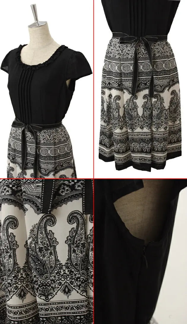 【SALE】麻調ワンピース♪★パーティドレス、お呼ばれ結婚式発表会、二次会、謝恩会に！パーティードレス、ワンピース楽天DressSale