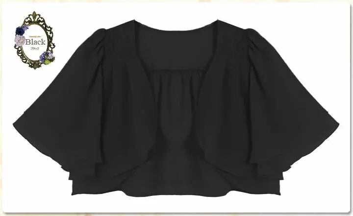 結婚式ボレロドレスに羽織る