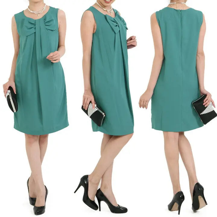 【アウトレット】結婚式ワンピースドレスパーティードレスタイト膝丈