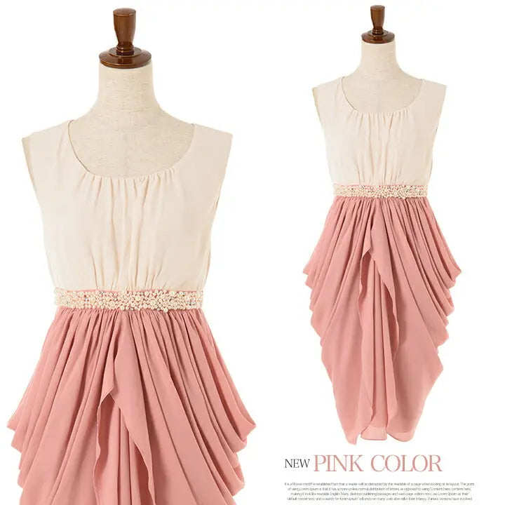 パーティードレス結婚式ドレス【大人の華やぎ】パール＆コクーンのフィット＆フレアドレス!!お呼ばれにスレンダー全3色☆ドレス結婚式お呼ばれパーティーブライズメイド二次会2次会パーティ通販Dress楽天服装お呼ばれ服パーティドレス送料無料