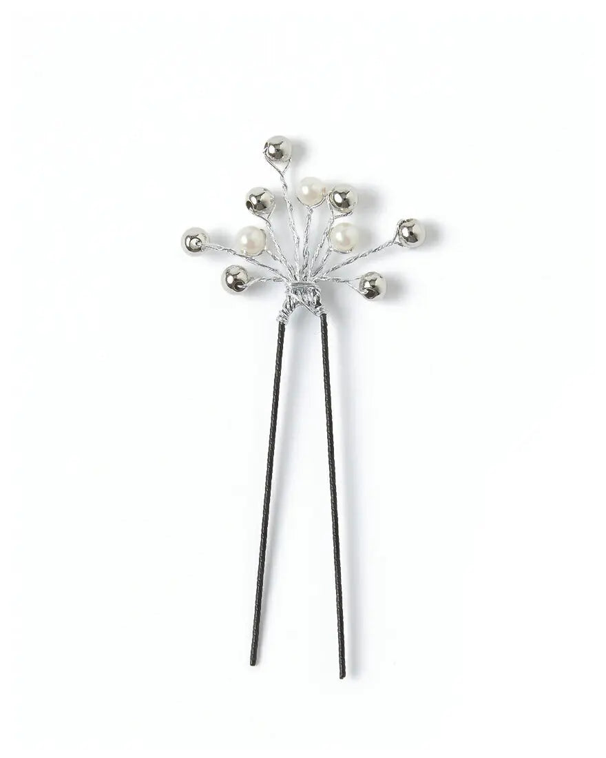 結婚式 ヘアアクセサリー パール ヘアピン ウェディング ヘアーアクセサリー お呼ばれ ゲスト ヘアピン パーティー ヘアアクセ 浴衣 着物 和装 花嫁 髪飾り 二次会 パーティードレス通販TwinkleGIrls