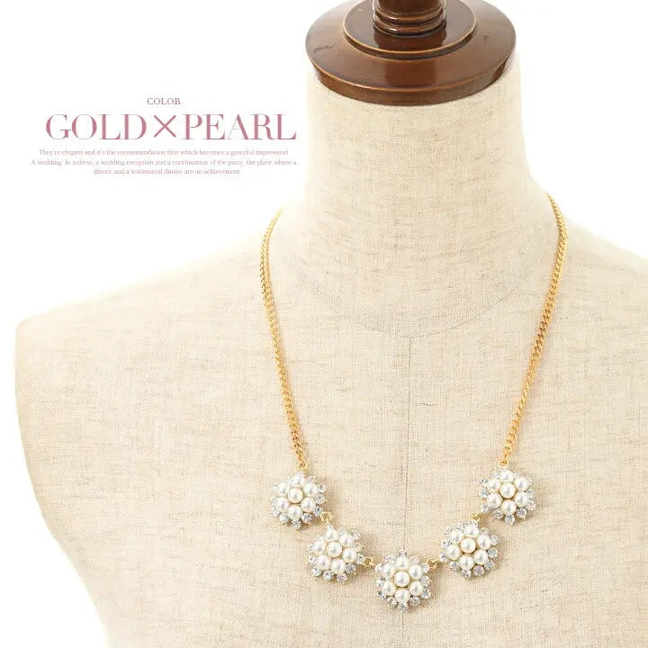 ネックレス結婚式パールアクセサリーパーティーゴージャスロングレディース1連50cm60cm大粒ウェディングシンプルボリュームビジューネックレス