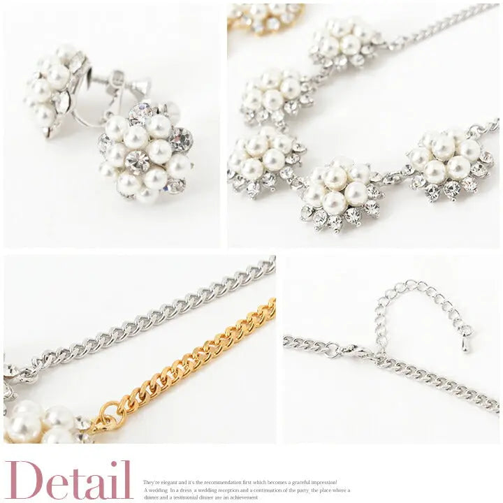 ネックレス結婚式パールアクセサリーパーティーゴージャスロングレディース1連50cm60cm大粒ウェディングシンプルボリュームビジューネックレス