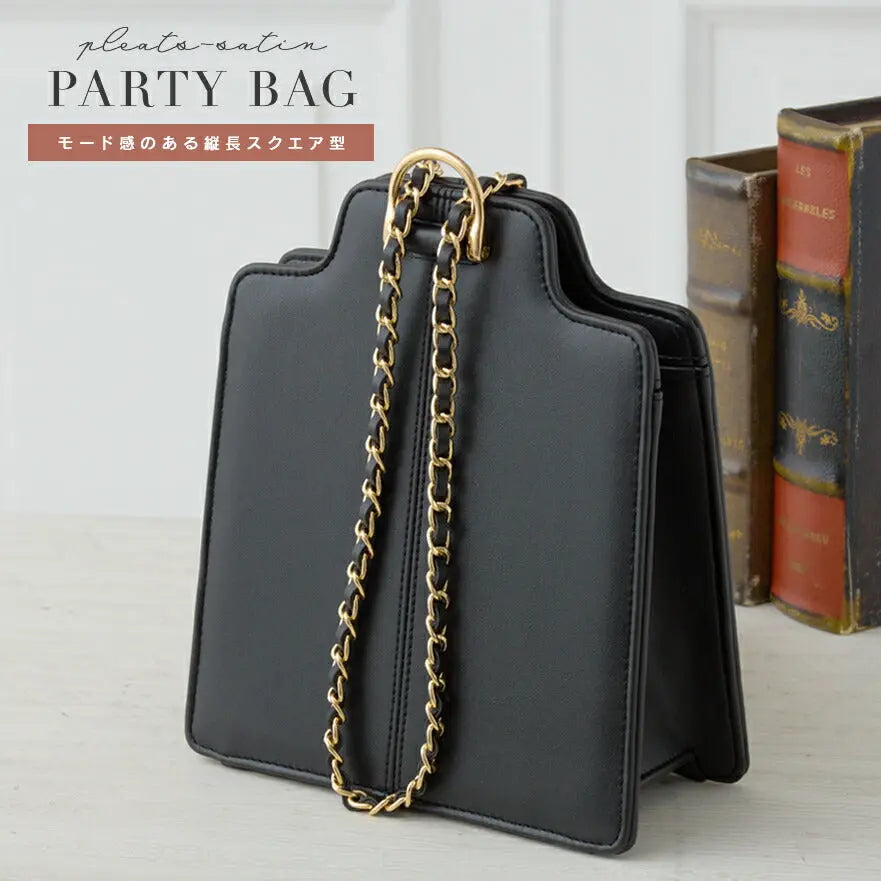 パーティーバッグ結婚式バッグレディース秋冬ビーズ刺しゅう/フェイクパール/ビーズ/スパンコール/コンパクト/2WAY小さめ