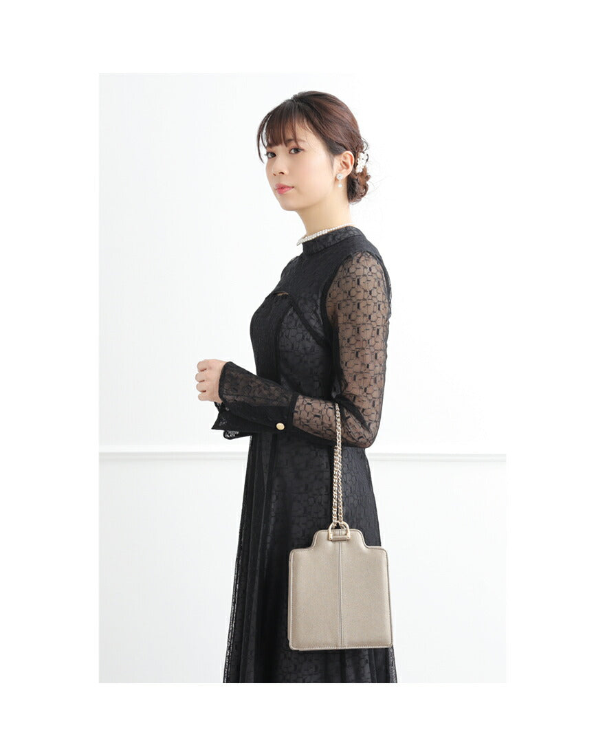 パーティーバッグ結婚式バッグレディース秋冬ビーズ刺しゅう/フェイクパール/ビーズ/スパンコール/コンパクト/2WAY小さめ