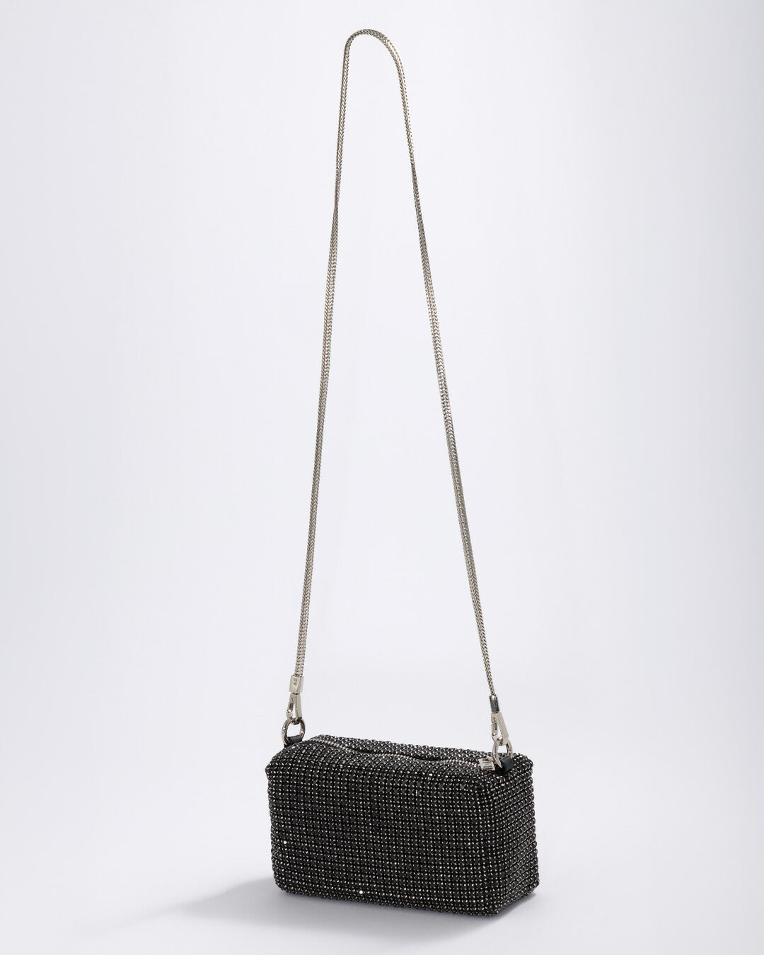 alexanderwang シルバーストーンパーティーバッグ Alexander Wang Divina Crystal Mesh Pochette Top Handle Bag | Nordstrom