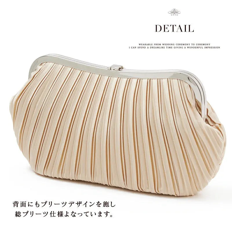 パーティーバッグ謝恩会二次会バッグ同窓会レディース秋冬ショルダーベージュ/シルバー/ブラック大きめサイズ