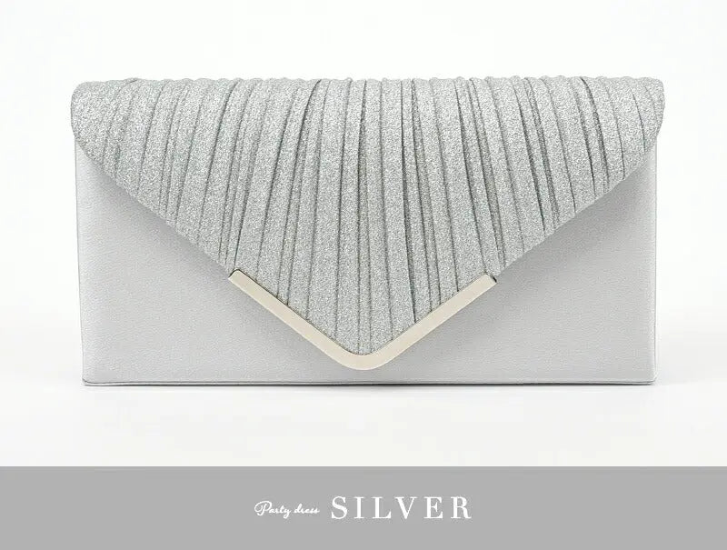 パーティーバッグ結婚式バッグ大きめショルダーシルバーパーティバッグサテン披露宴お呼ばれフォーマルレディース即日配送