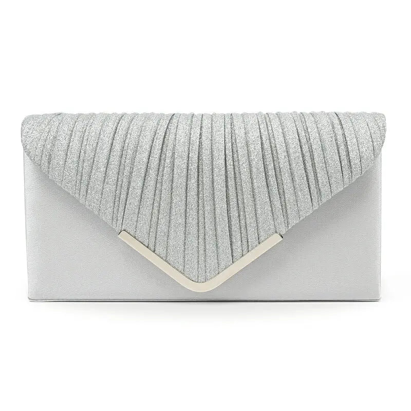 パーティーバッグ 結婚式 バッグ 大きめ ショルダー シルバー パーティ バッグ サテン 披露宴 お呼ばれ フォーマル レディース パーティードレス通販TwinkleGIrls
