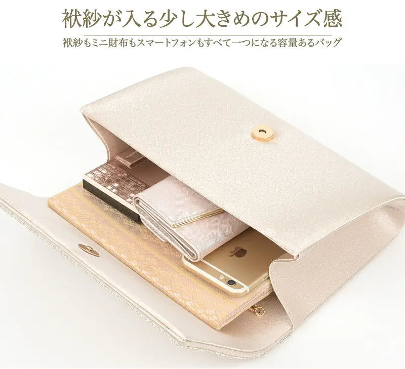 パーティーバッグ結婚式バッグ大きめパールビーズショルダーシルバーパーティバッグサテン披露宴お呼ばれフォーマルレディース即日配送