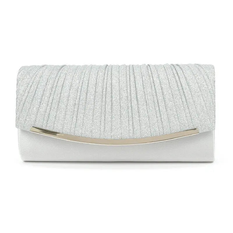 パーティーバッグ結婚式バッグ大きめショルダーシルバーパーティバッグサテン披露宴お呼ばれフォーマルレディース即日配送