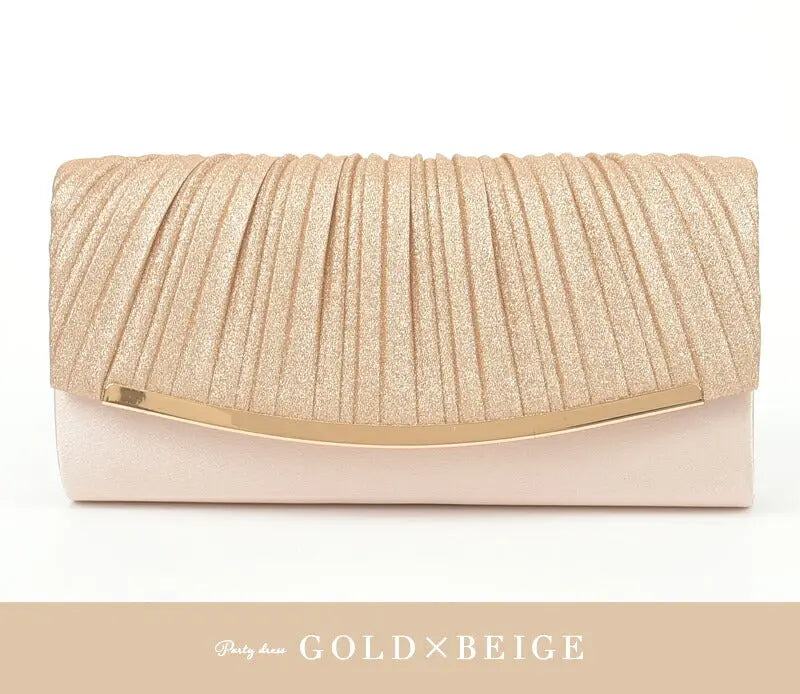 パーティーバッグ結婚式バッグ大きめショルダーシルバーパーティバッグサテン披露宴お呼ばれフォーマルレディース即日配送