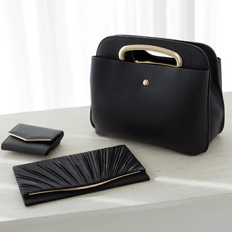 パーティーバッグ結婚式バッグお呼ばれ謝恩会二次会レディース秋冬ショルダー黒/ベージュ大きめサイズ