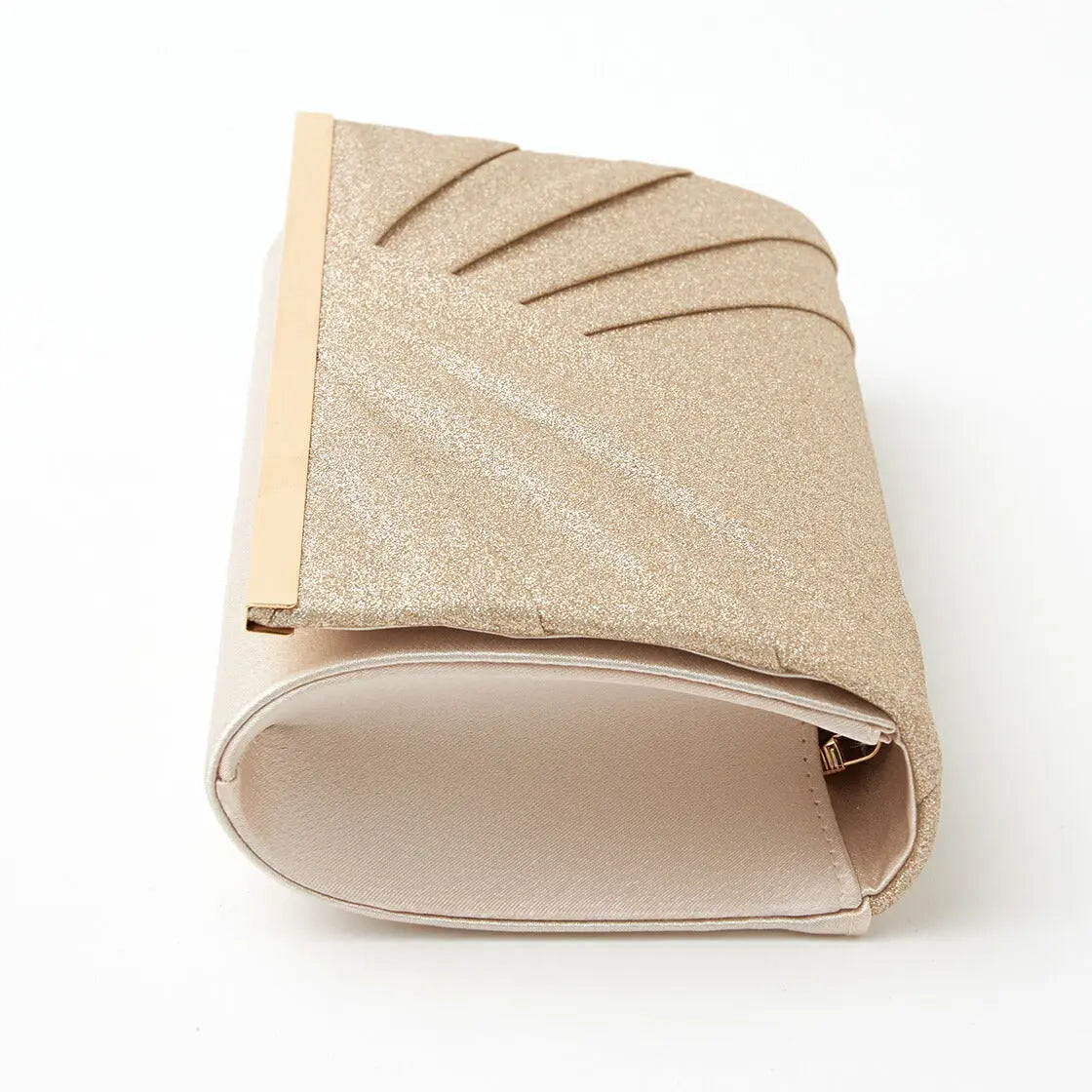 パーティーバッグ結婚式バッグレディース秋冬シンプルラメレター型/ラメ/シンプル/ゴールド/3WAY大きめ