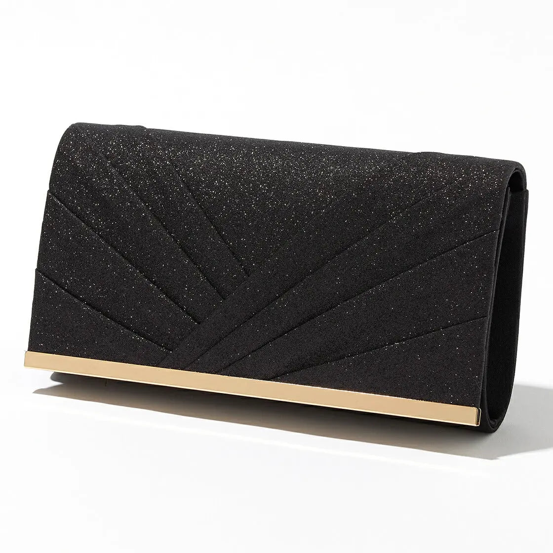 パーティーバッグ結婚式バッグレディース秋冬シンプルラメレター型/ラメ/シンプル/ゴールド/3WAY大きめ