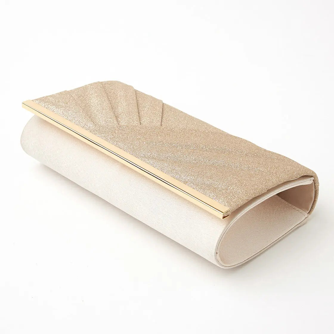 パーティーバッグ結婚式バッグレディース秋冬シンプルラメレター型/ラメ/シンプル/ゴールド/3WAY大きめ