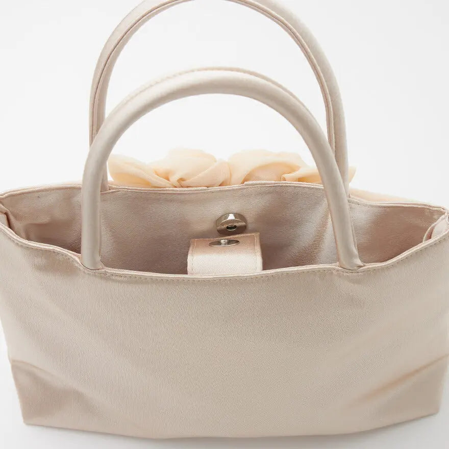 バッグ結婚式パーティーバッグサブバッグフォーマルハンドバッグお呼ばれ入園式卒園式入学式卒業式シンプル/サテン/大きめ