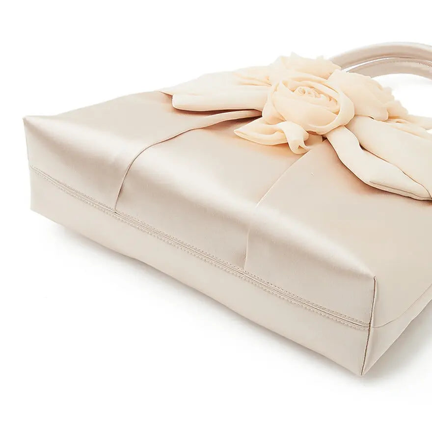 バッグ結婚式パーティーバッグサブバッグフォーマルハンドバッグお呼ばれ入園式卒園式入学式卒業式シンプル/サテン/大きめ