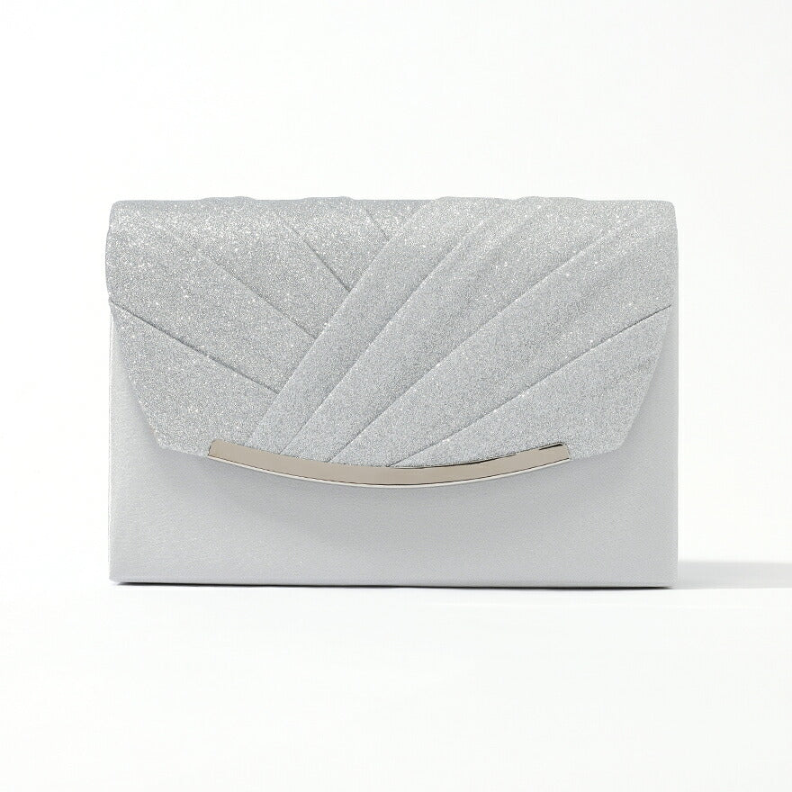 ラメフラップパーティーバッグ 結婚式 バッグ パーティーバッグ 大きめ レディース 春夏 ラメ/サテン/ショルダー/3WAY パーティードレス通販TwinkleGIrls