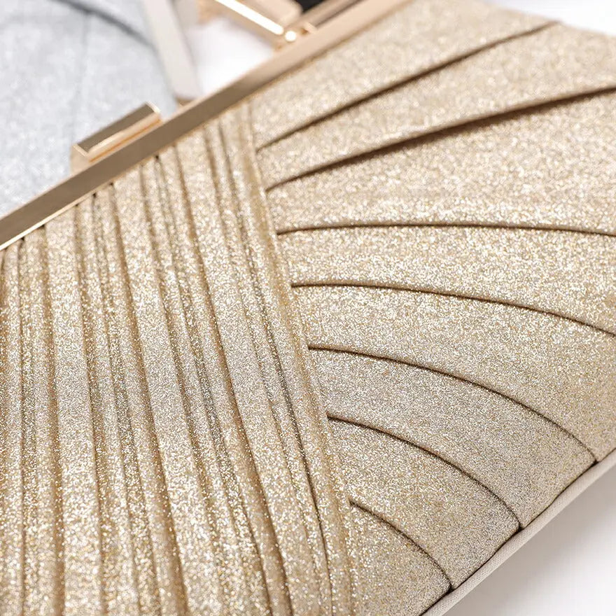 パーティーバッグ結婚式バッグレディース秋冬ビーズ刺しゅう/フェイクパール/ビーズ/スパンコール/コンパクト/2WAY小さめ