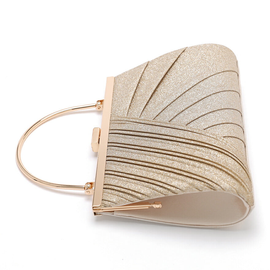 パーティーバッグ結婚式バッグレディース秋冬ビーズ刺しゅう/フェイクパール/ビーズ/スパンコール/コンパクト/2WAY小さめ