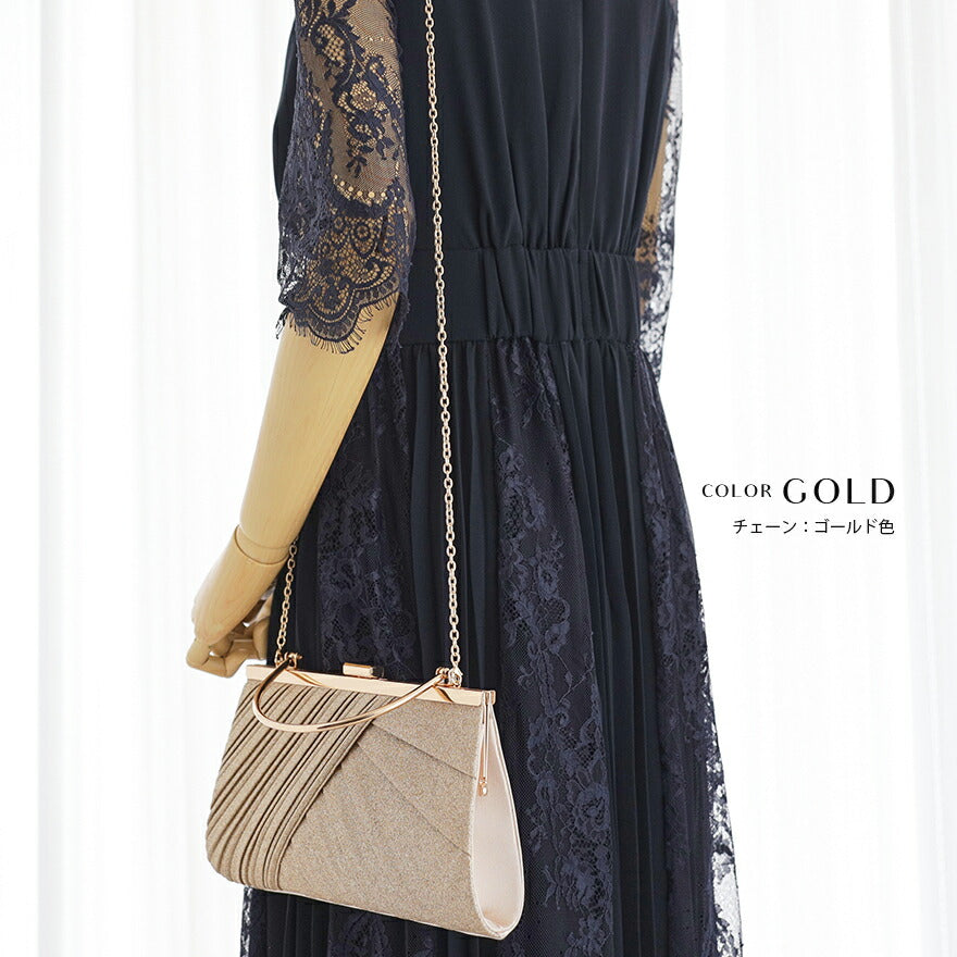 パーティーバッグ結婚式バッグレディース秋冬ビーズ刺しゅう/フェイクパール/ビーズ/スパンコール/コンパクト/2WAY小さめ